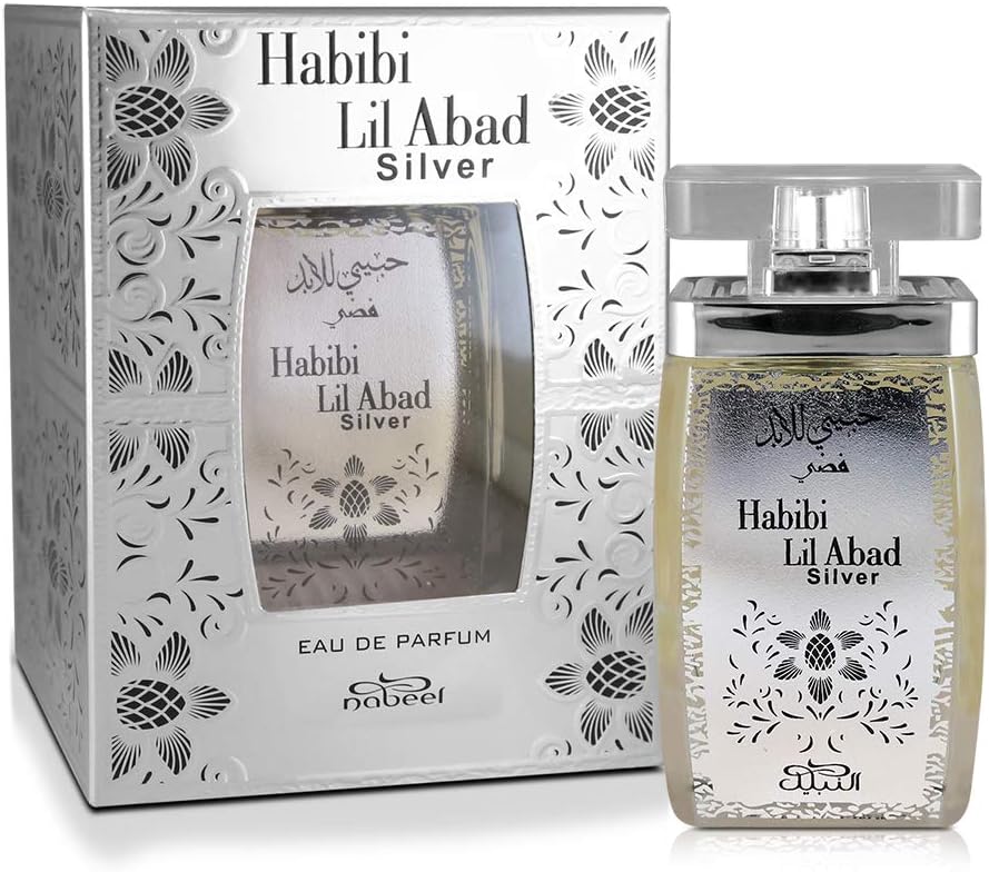 Nabeel Perfumes Habibi Lil Abad Silver Eau De Perfume For Unisex - 100 ml