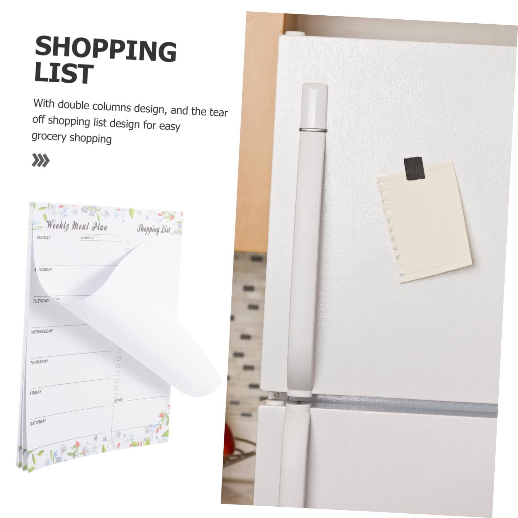 Planner Settimanale Magnetico Frigorifero 52 Fogli Carta