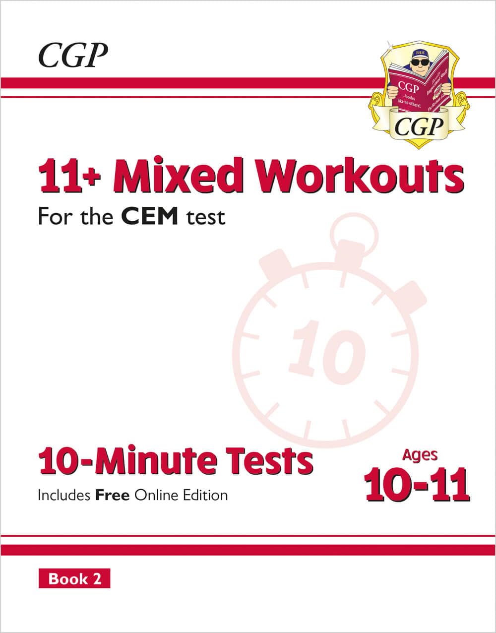 11+ CEM 10-Minute Tests: Mixed Workouts - Ages 10-11 Book 2 (with Online Edition): for the 2026 tests (CGP CEM 11+ Ages 10-11)