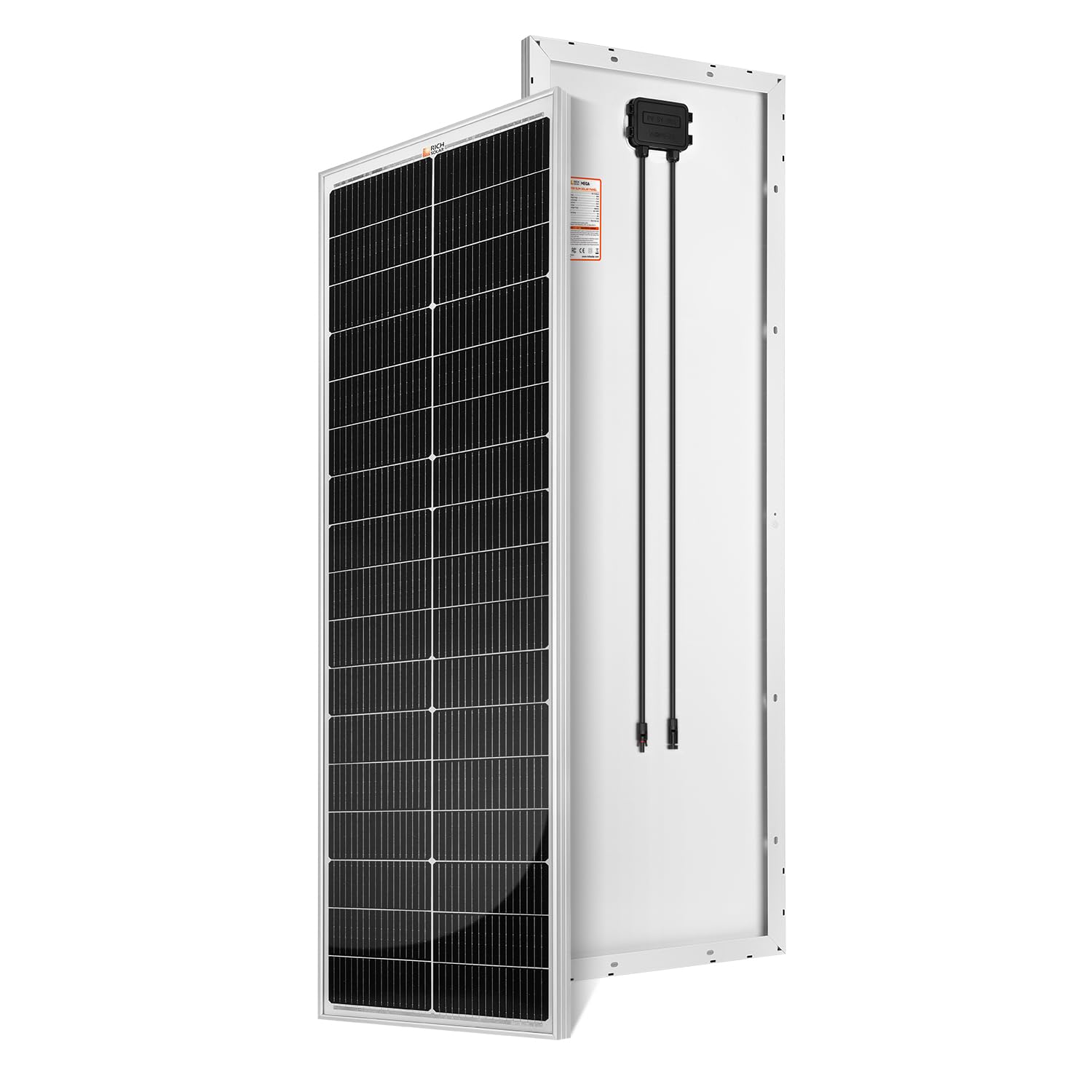 RICH SOLAR MEGA 100 Slim 100 W 12 V Panel solar monocristalino para RV, remolque, autocaravana