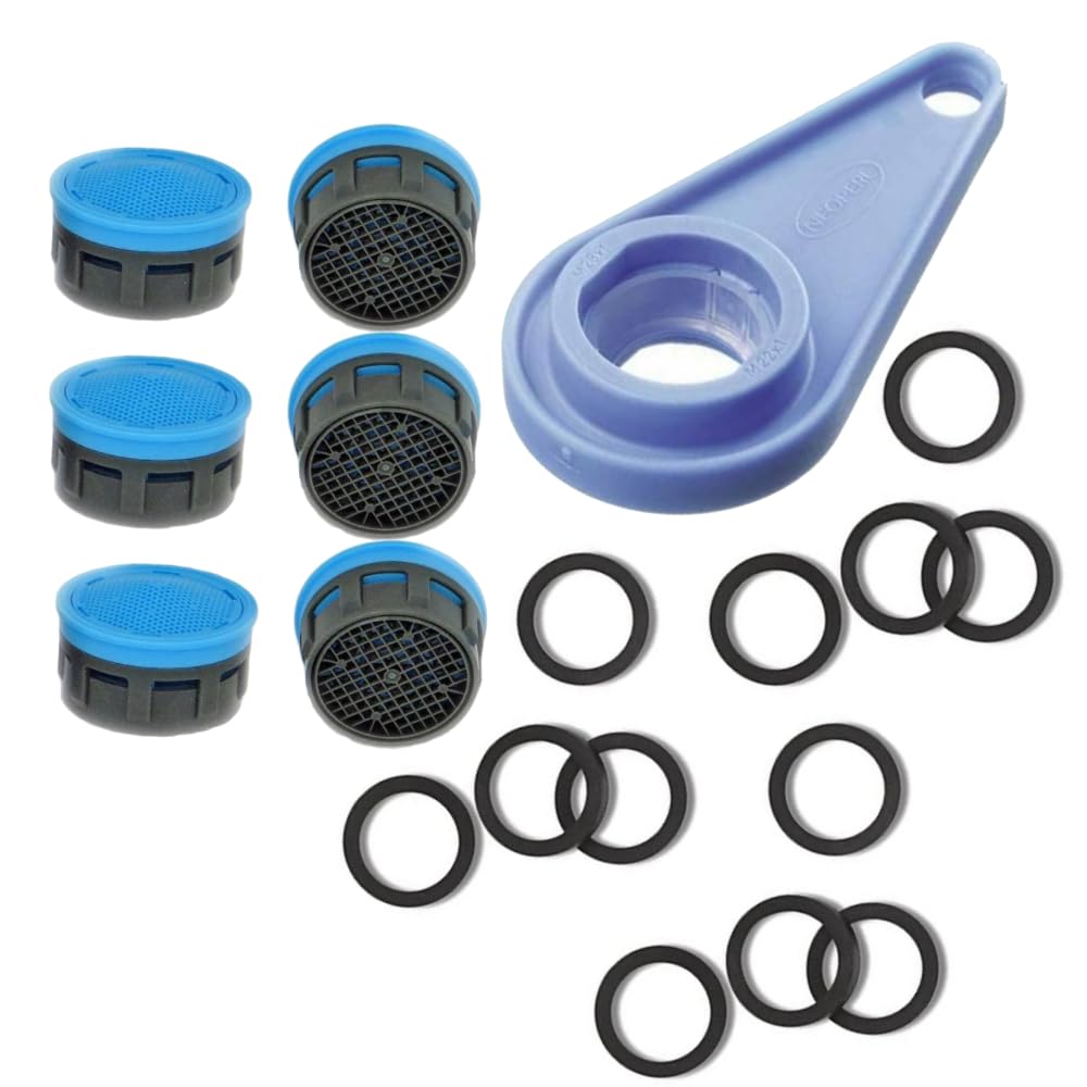 Schläfer Aerator Cartridge Filter Kit M22/M24 + Gaskets And Universal Wrench Neoperl