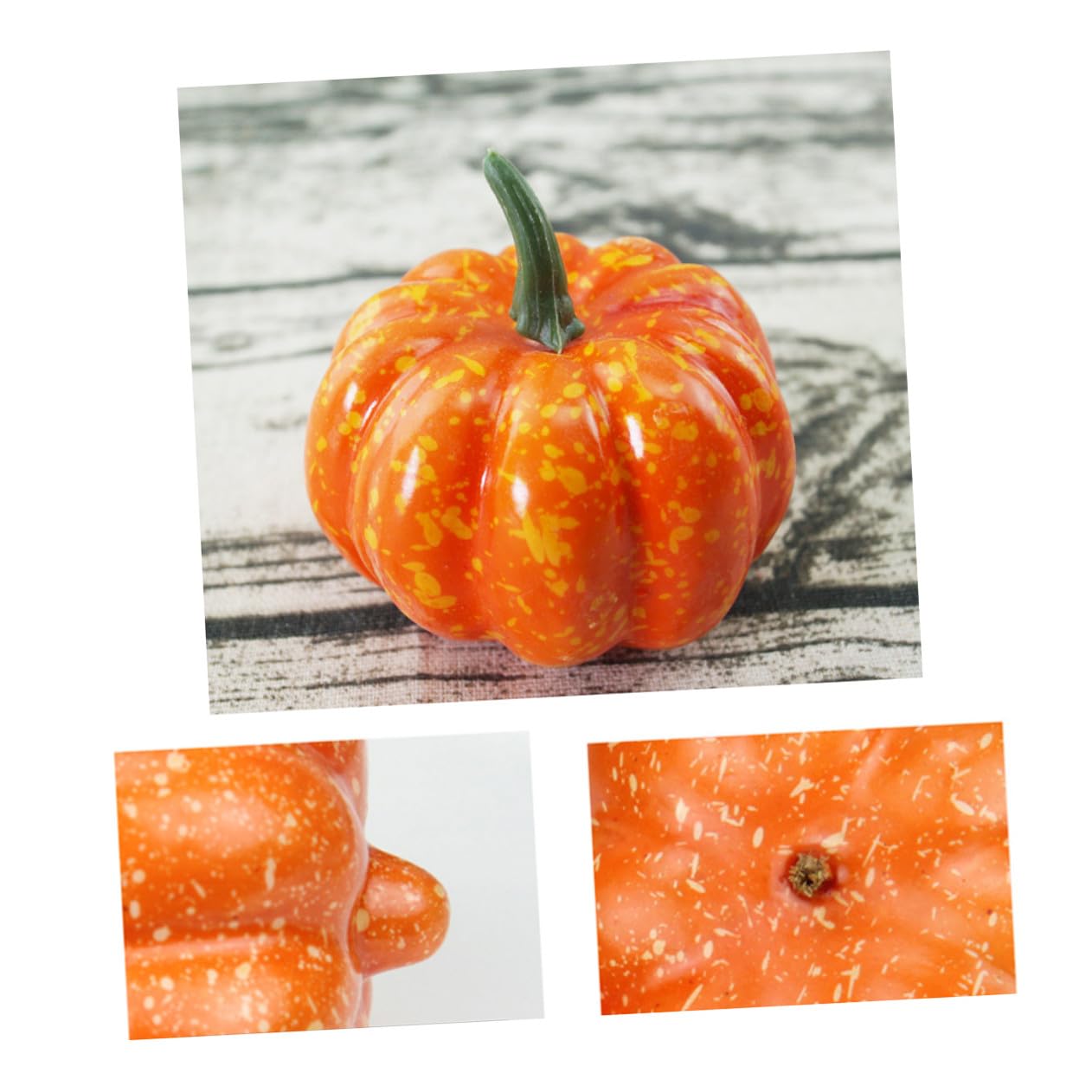 Alipis 30 pezzi Mini Zucche Artificiali in Schiuma Zucche per Decorazioni Autunnali Halloween e Ringraziamento Leggere Tavola Casa e Feste