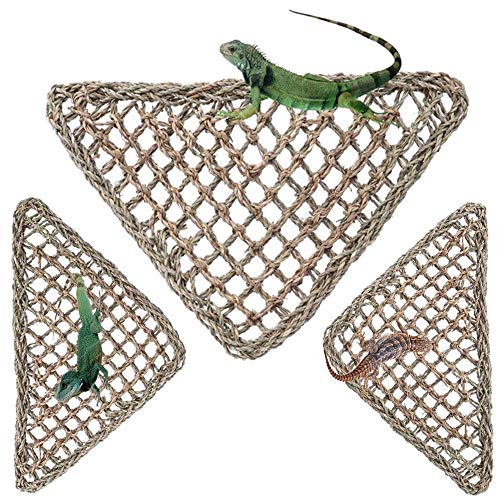 kathson Reptile Lizard Bearded Dragon Hammock Reptile Lounger Hermit Crab Climbing Toys Tank Accessories for Habitats… - Image 5