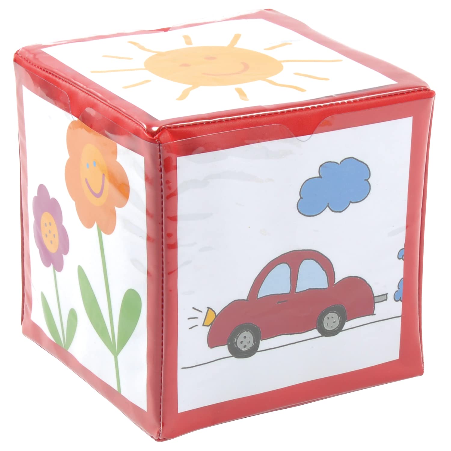 Eduplay Jeu de dés 120272 15,5 x 15,5 cm Rouge avec Poches