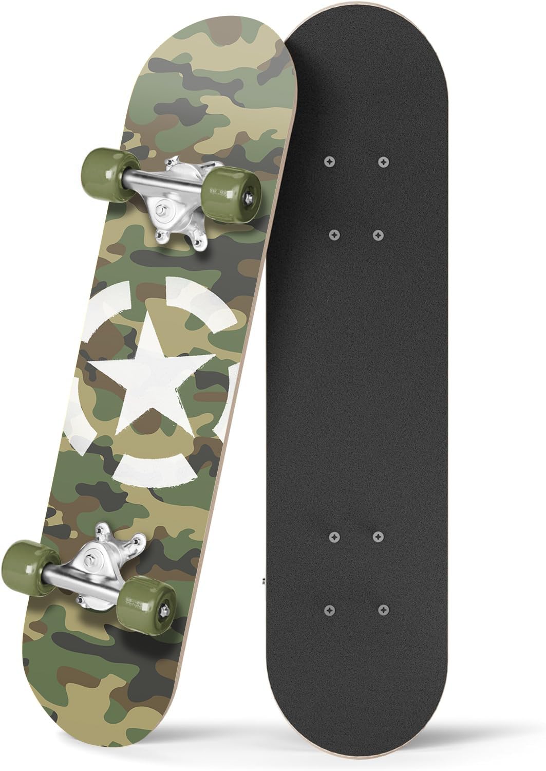 24 inch Rude Boyz Mini Cruiser Skateboard - Aluminium Trucks - Kids Skateboard Ages 5-8 Beginner - Skateboards for Kids