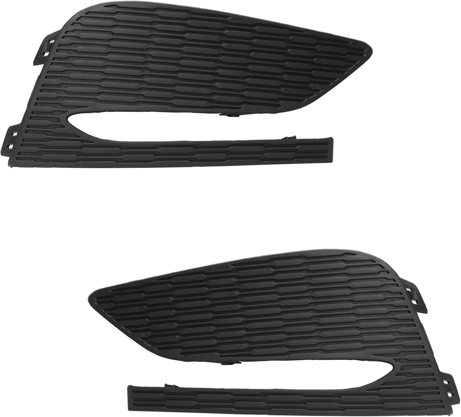 BXZ Front Bumper Insert Fog Light Lamp Cover Pair For 2016 2017 2018 Chevrolet Cruze