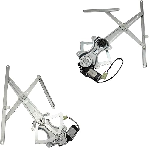 Miniatura 152 de TRQ Juego de regulador de ventana eléctrica delantera y motor compatible con Ford Ranger 1993-2011 1994-2009 Mazda B2300 1998-2001 B2500 1994-2007