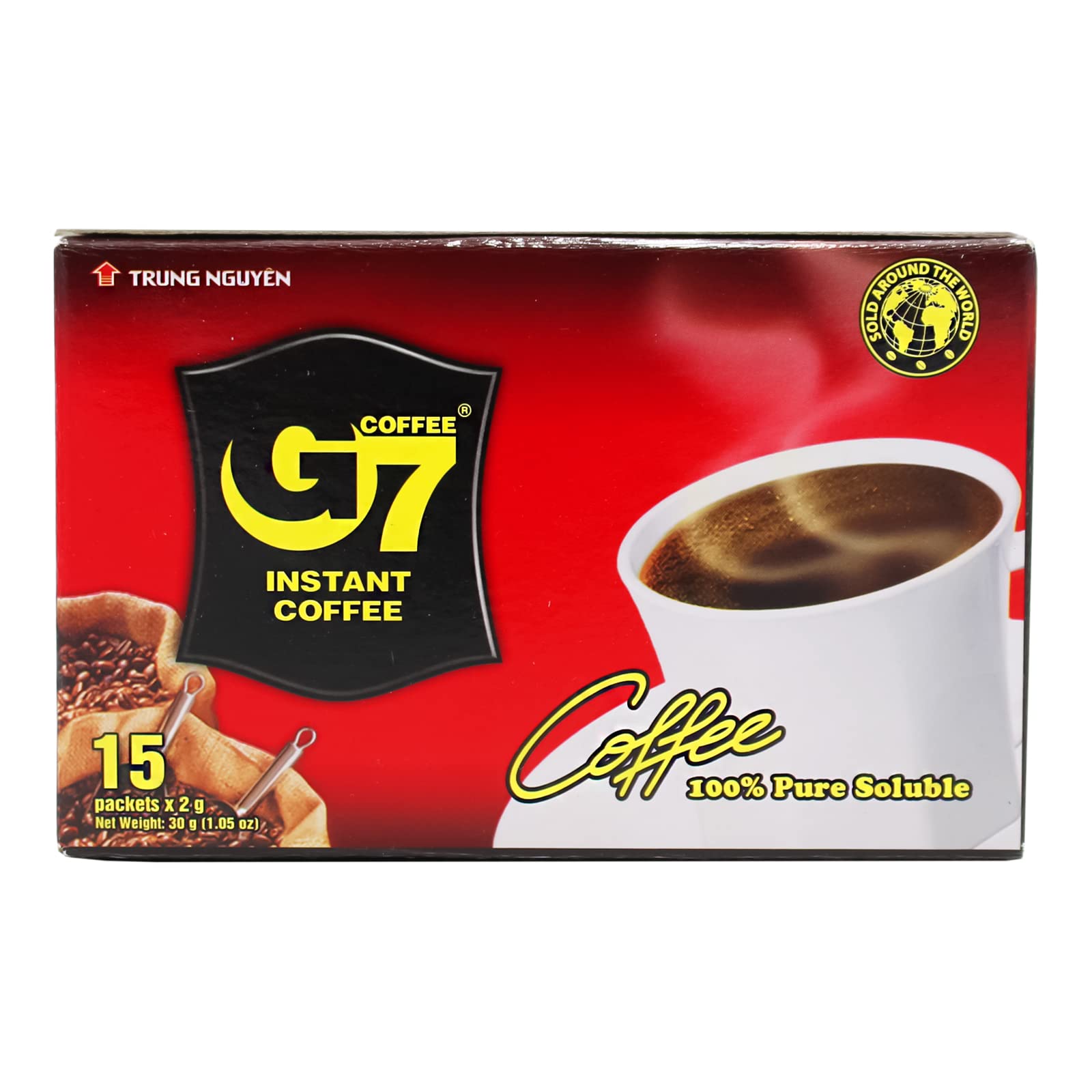 24er Pack (24x 30g) Trung Nguyen Vietnamesischer Instant Kaffee (Papa Vo®)