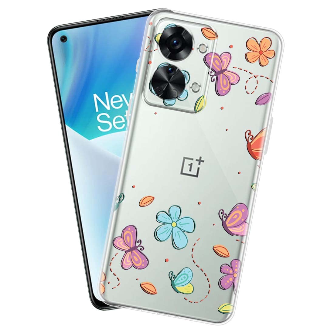 Fashionury Silicone Designer Soft Back Cover Case Compatible For Oneplus Nord 2T 5G-Fnd0347, multicolored (B0B6CZBTXY) Amazon Price History, Amazon Price Tracker