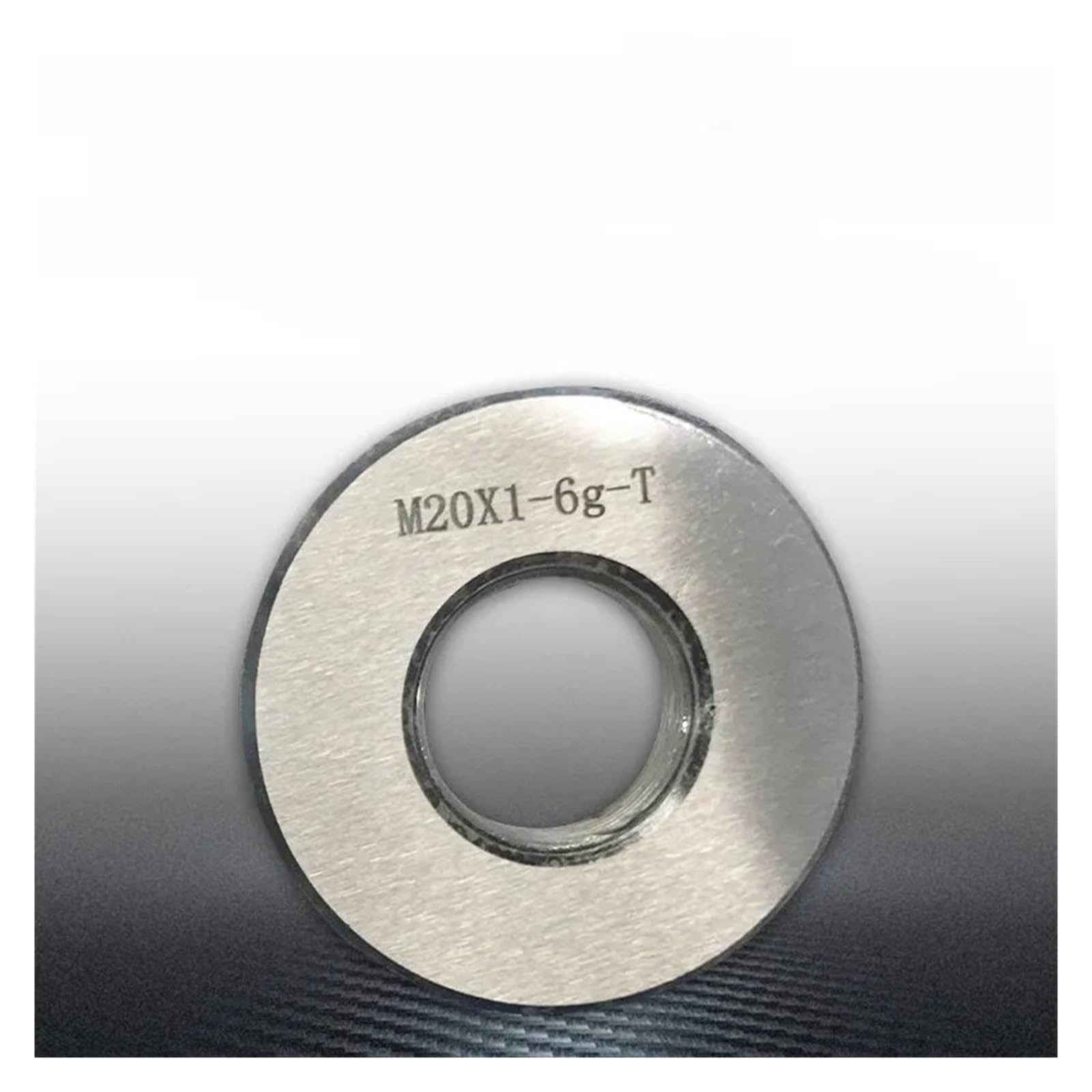 Spécifications du calibre à anneau avec filetage métrique, gamme M105-M120, précision par défaut 6 g(M110x6-6g)