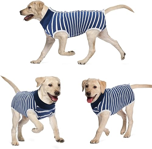 Traje de recuperación para perros y gatos para recuperación de heridas abdominales, camisa para hombres y mujeres, traje quirúrgico para después de