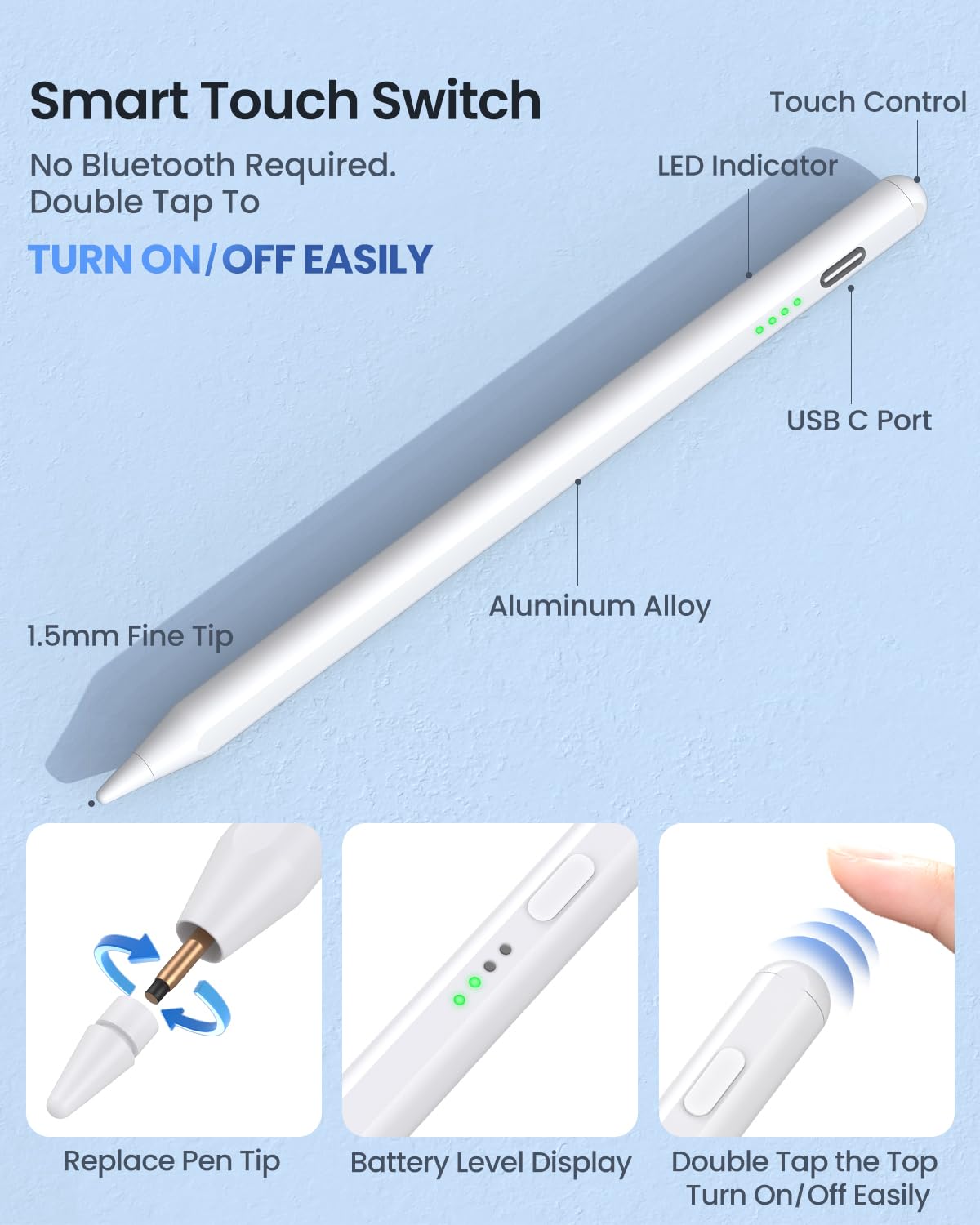 Stylus Pen - Matita a ricarica rapida