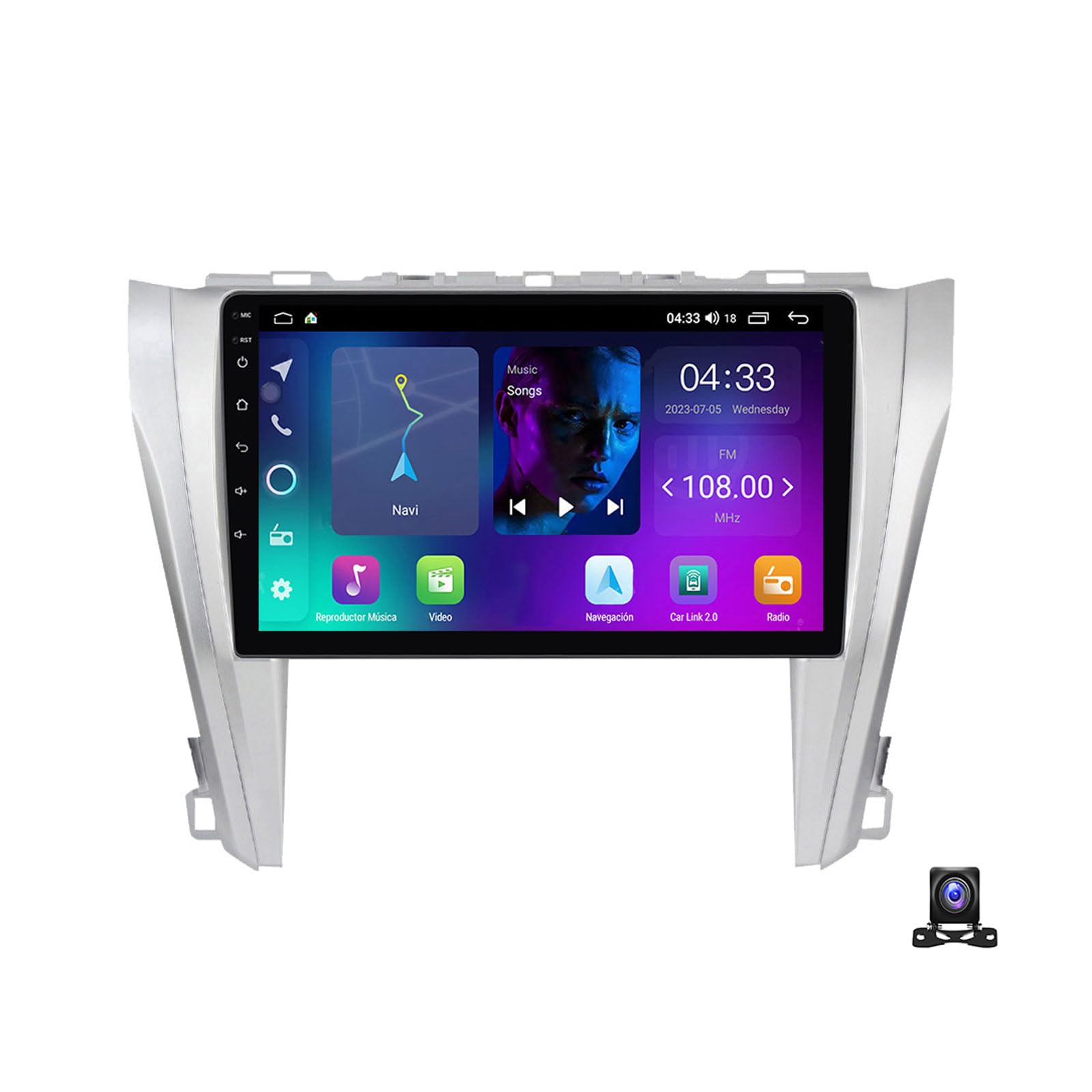 Autoradio 2 Din pour Remplacer la Radio d'Origine Toyota Camry