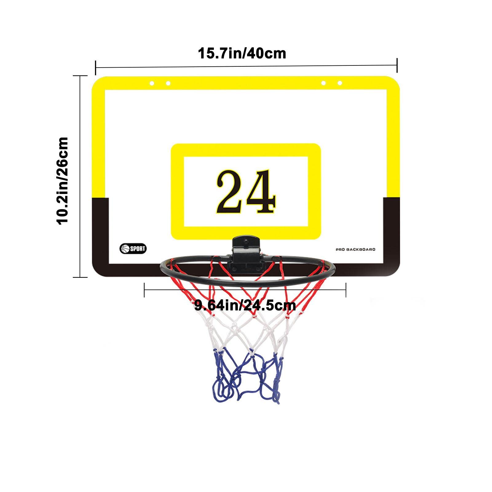 Mini-basketbalkorf, wandhouder, basketbalkorf, muur gemonteerd