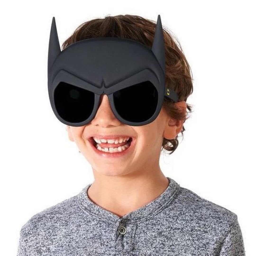 Wanna Party Batman Sunglasses for Kids | Costume Accessory | Batman Costume Dress Up Party | One Size Fits Most Kids