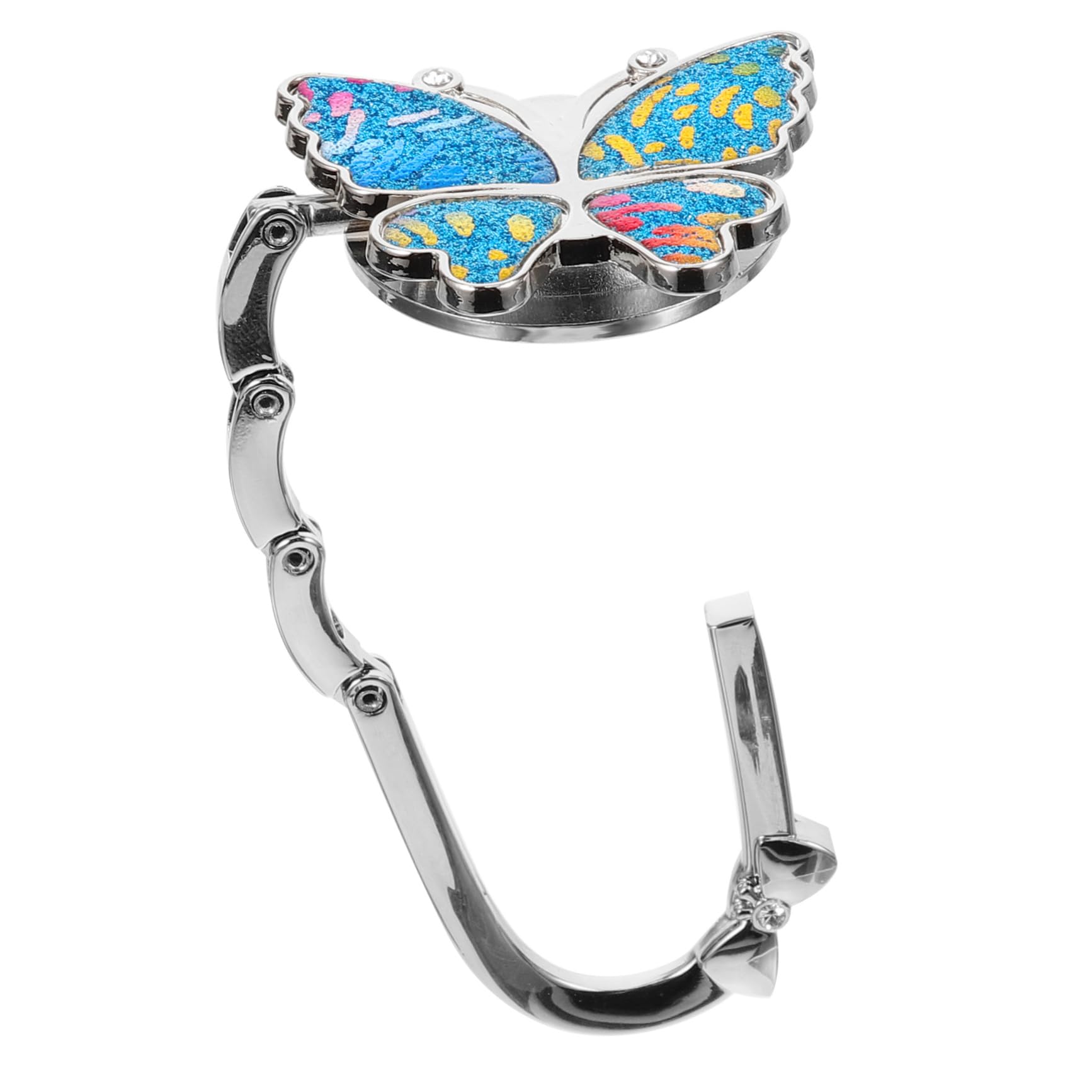 Healeved Butterfly Purse Hook for Desk Portable Handbag Hanger with Elegant Design for Office and Travel Sturdy Construction Space Saving Accessory for Women