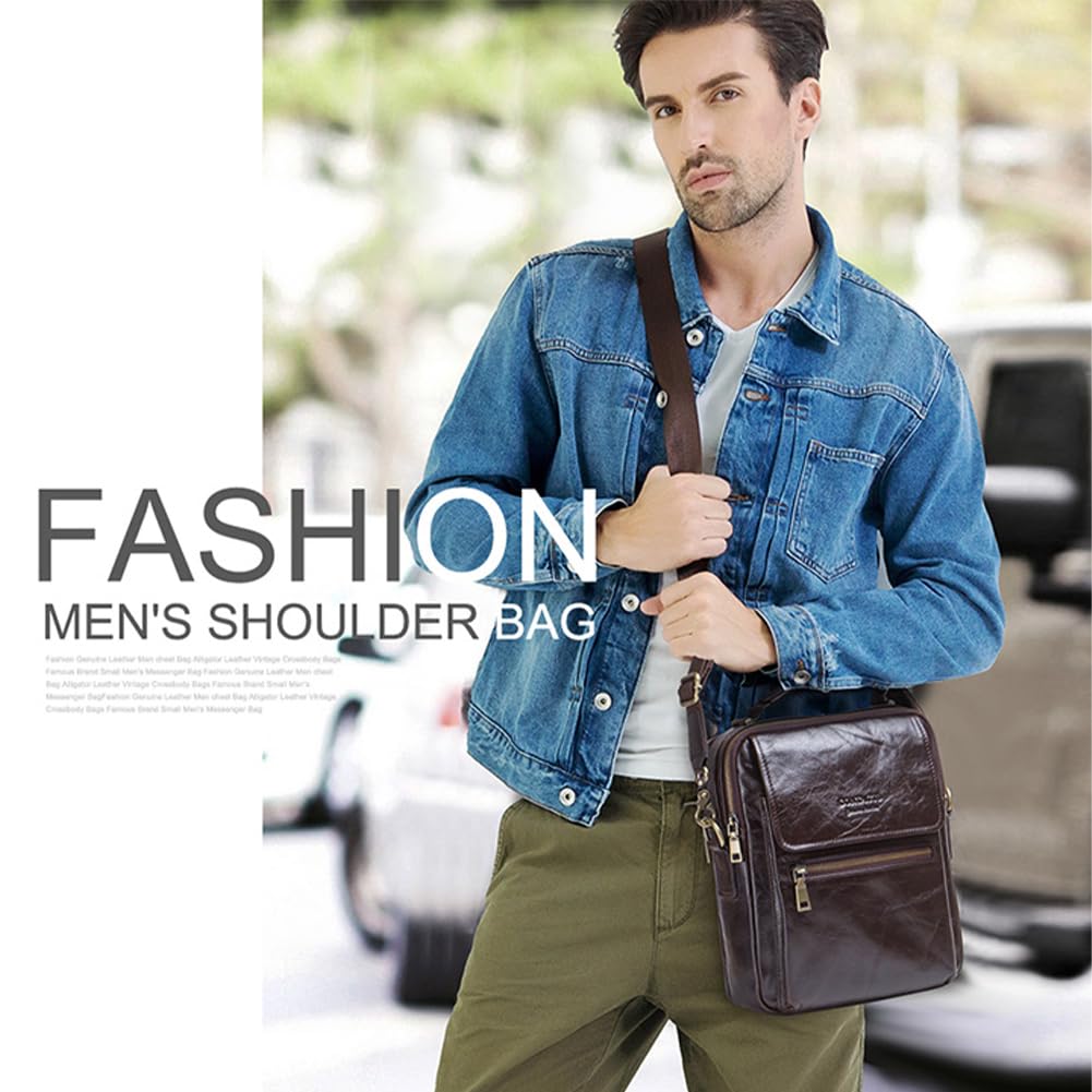 Bolsa Tiracolo Masculina de Couro Legítimo CONTACTS – Bolsas Transversal Ombro com Alça Ajustável e Bolso para Notebook até 9.7″, Estilo Executivo e Casual, Shoulder Bag Grande… em promoção! Veja a oferta e mais achadinhos de Mochilas & Pastas Masculinas 3 Hoje é o melhor dia para comprar Bolsa Tiracolo Masculina de Couro Legítimo CONTACTS – Bolsas Transversal Ombro com Alça Ajustável e Bolso para Notebook até 9.7″, Estilo Executivo e Casual, Shoulder Bag Grande… com aquele preço maroto! Promoção! Aproveite a oferta! 3