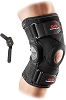 McDavid Hinged Knee Brace with Side Stabilizers - Max Support for ACL, MCL, Arthritis, Tendonitis - Unisex Left/Right Fit