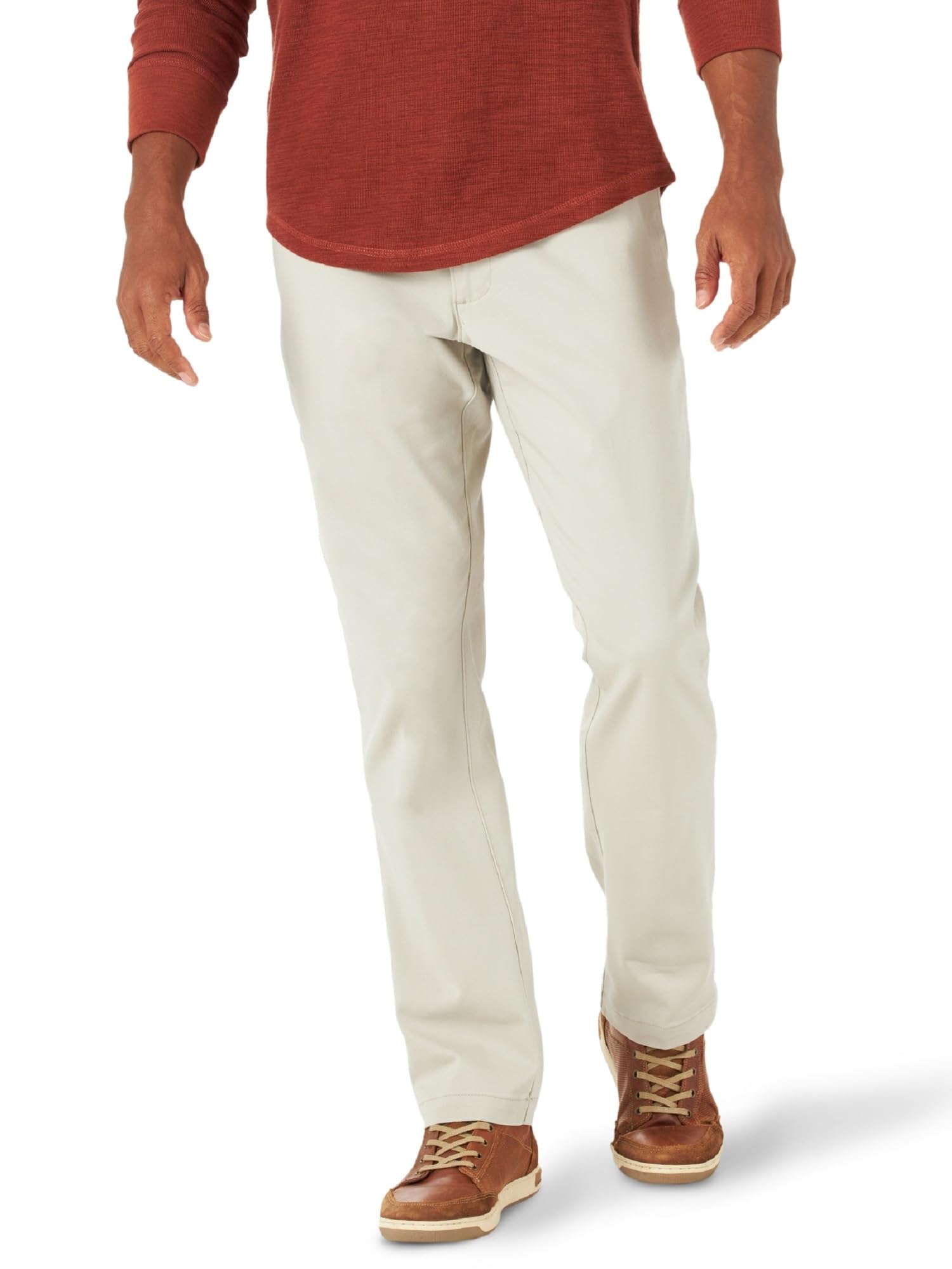 Lee Men's Extreme Motion Flat Front Relaxed Taper Pant