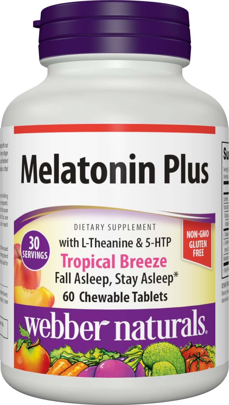 ber Naturals Melatonin Plus, 1.5 mg of Melatonin with L