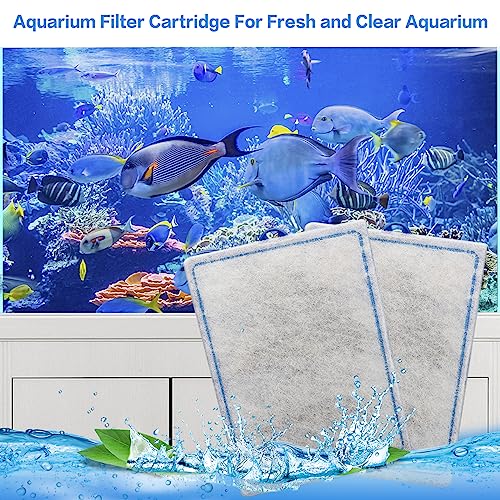 Image of 9 Count Assembled Large Filter Cartridges Compatible with Tetra Whisper Bio-Bag Filters 20i 40i IQ20 /30 /45 /60 PF20 /30 /40 /60, Large Replacement Filter Cartridges for Whisper Filters & Aquariums