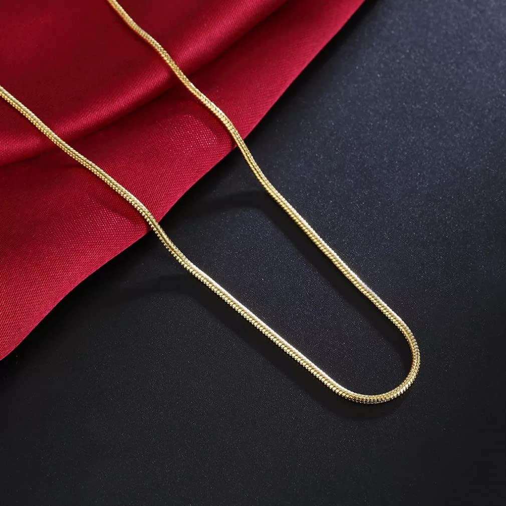 2mm Klingen Ohrring für Damen, Gold überzogen, für Weißhuppen und Partys