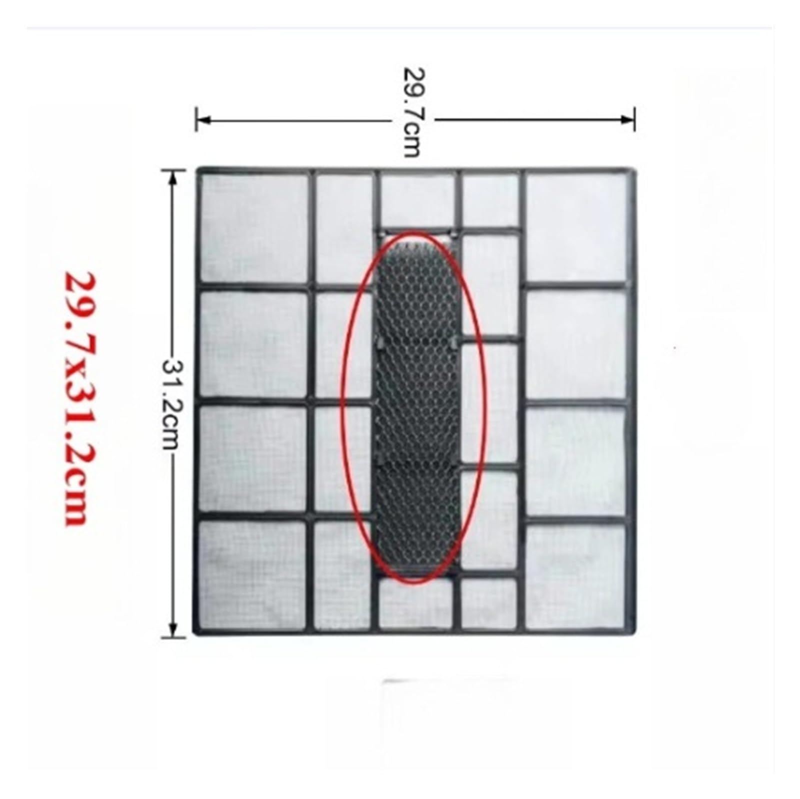 Compatible con Haier, Filtro De Aire Acondicionado