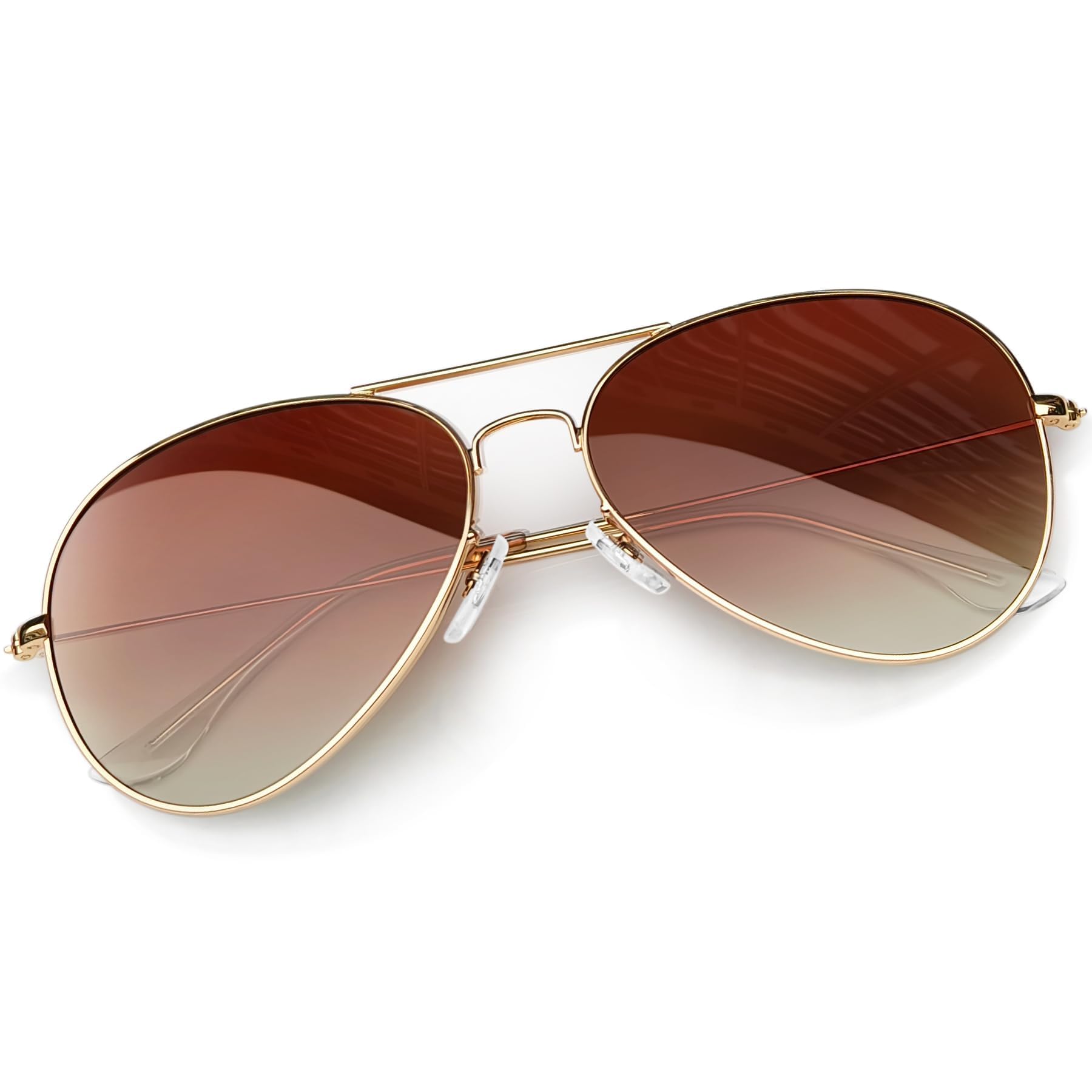 KANASTAL Grandes Gafas de Sol Polarizadas Hombre Mujer, Clásico Marco de Aleación Aeroespacial, Categoría 3, UV400 Protección, para Conducir Viajes Compras 61mm