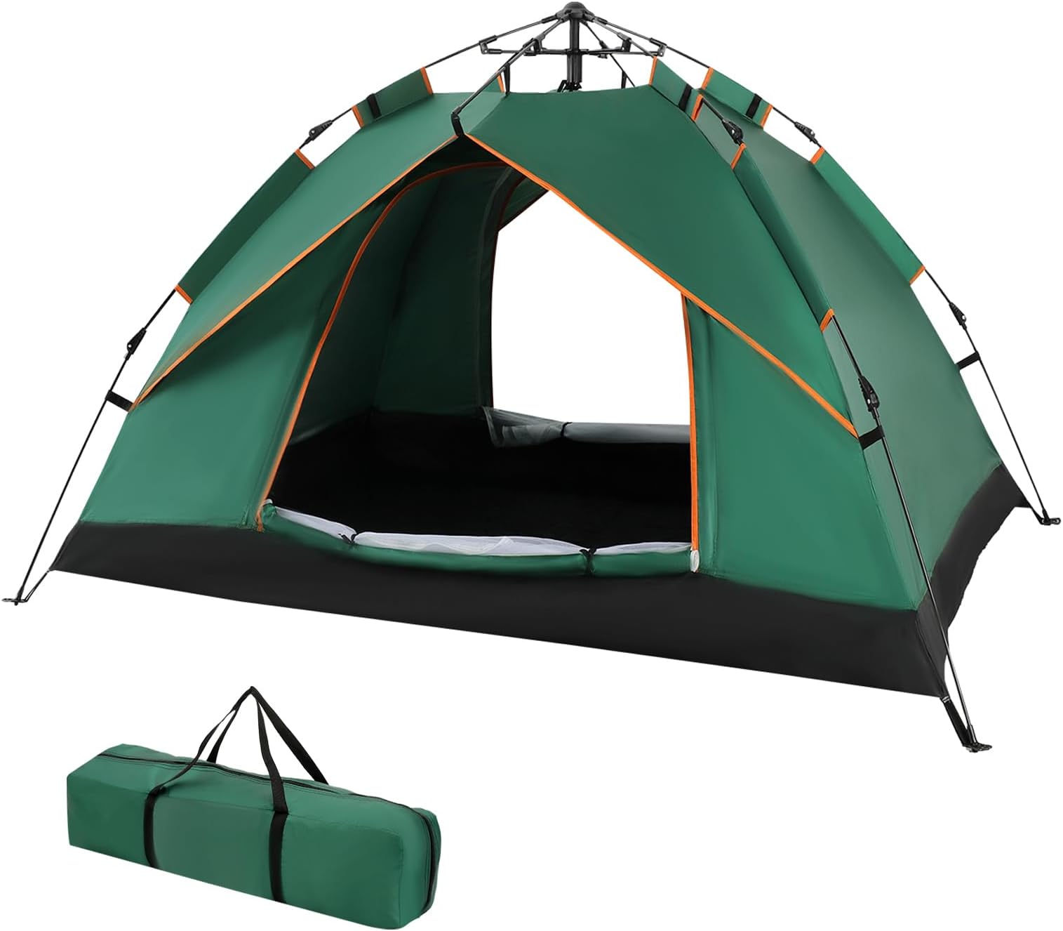 Pop Up Tents Dome Camping Tent Automatic Camp 2-3 Person Canopy Lightweight Backpacking Tents for Hiking Backyard
