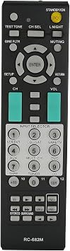 Universal Replacement Remote Controller Compatible for Onkyo A/V Receiver TX-NR808 TX-NR818 TX-NR828 TX-DS494 SR501 SR502 SR504 SR603