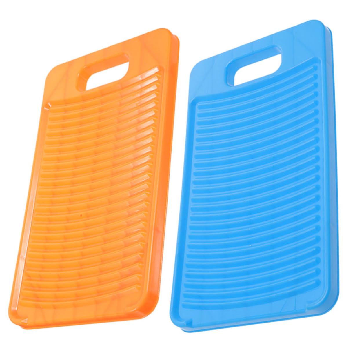Beaupretty 2pcs Washboard Laundry Supplies Wash Board for Hand Washing Clothes Washing Board Manual Clothes Washer Scrubbing Board for Washing Clothes Travel Household Plastic Frosted Board