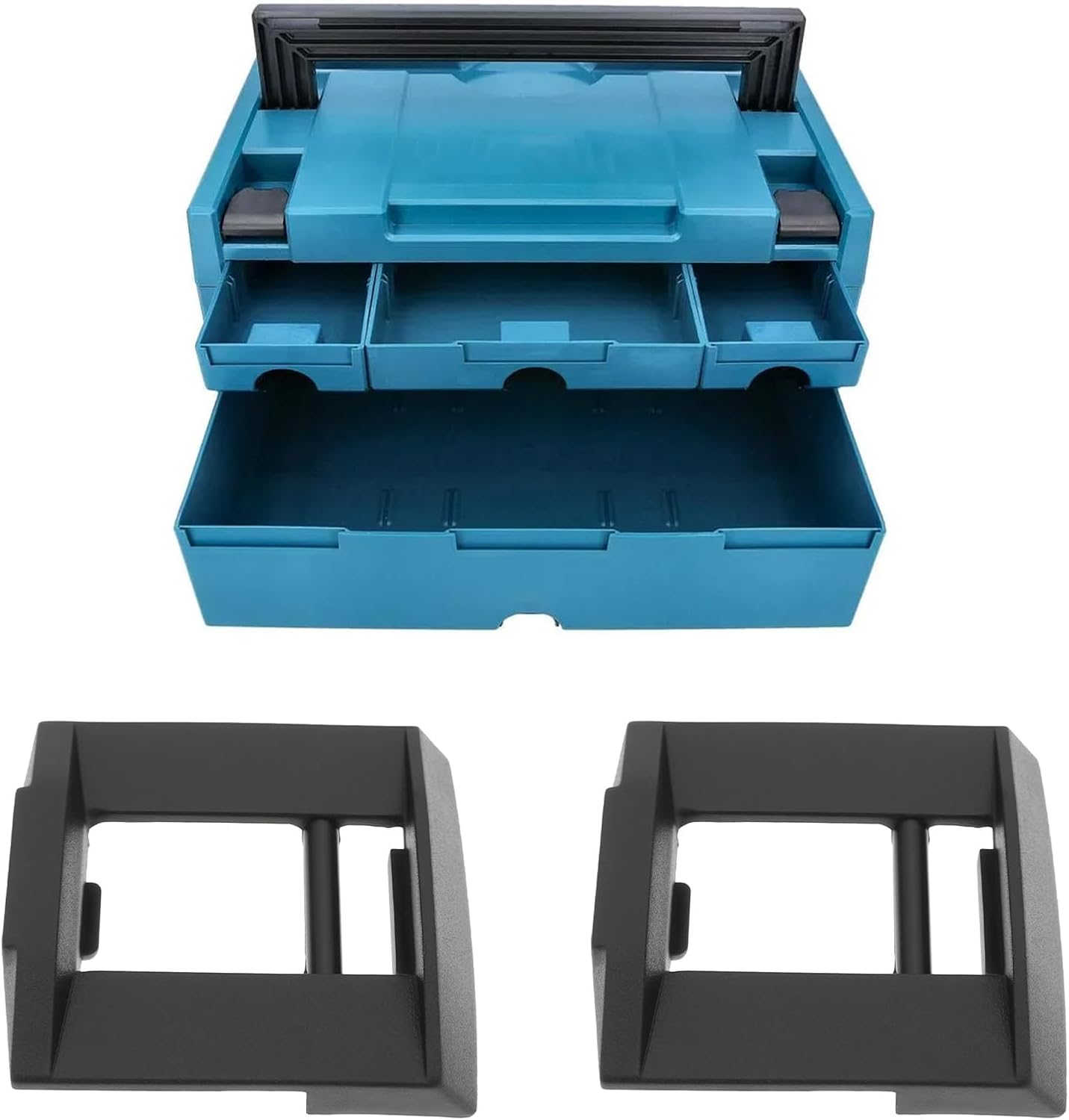 4X Tool Box Lock Buckle 55x53x12mm Compatible with Some Makita Injection Molding Machines Plastic