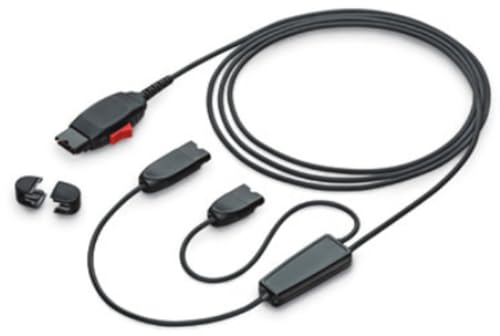 Câble de formation Poly pour 2 casques numériques 6-PIN-QD anti-interférence