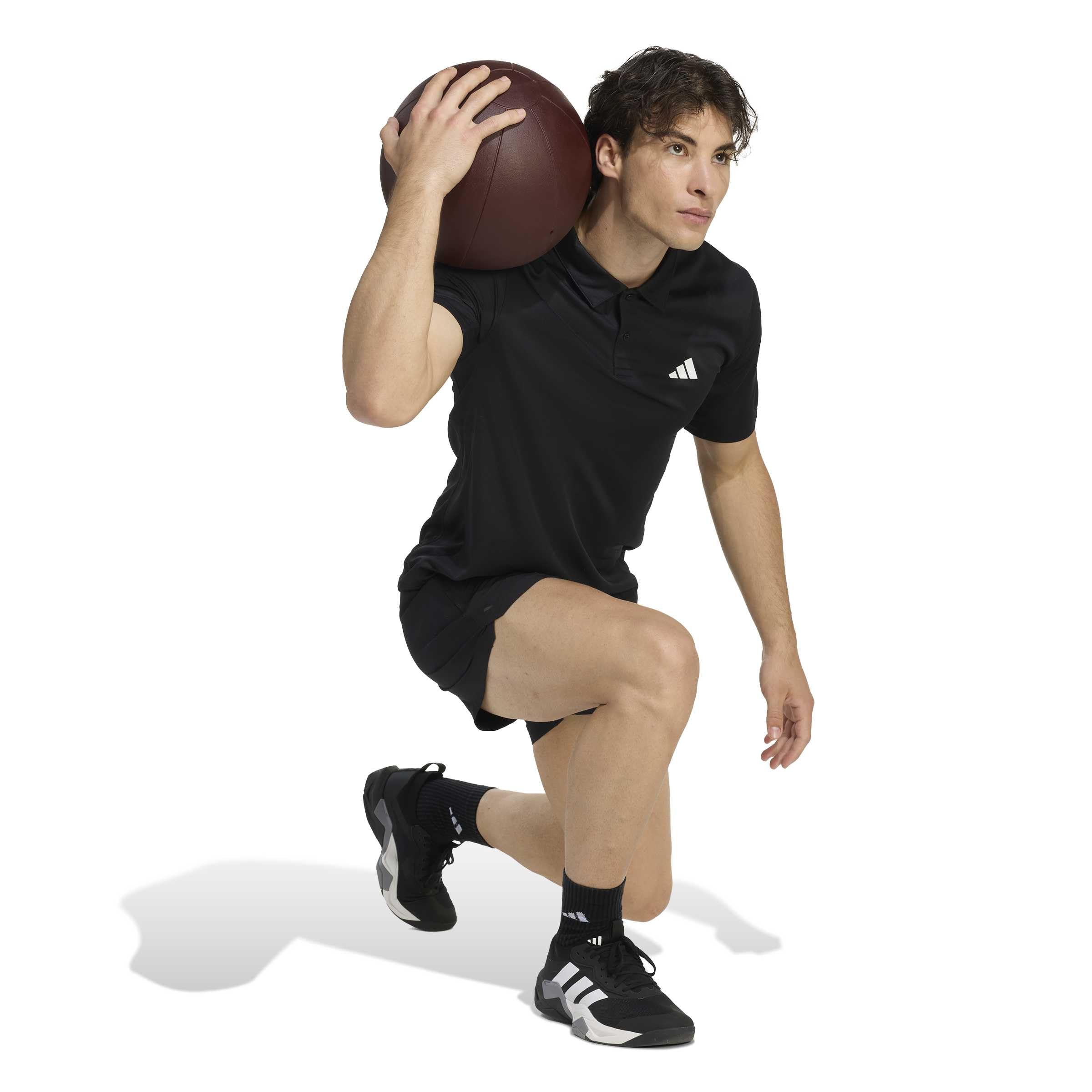 Adidas Workout Essentials Base Polo Camisa de Polo Hombre Pack 1
