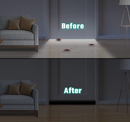 Miniatura 4 de MAXTID Tope de puerta para puertas interiores más pequeñas de 30 pulgadas, bloqueador de corrientes de aire negro para puertas de dormitorio, se