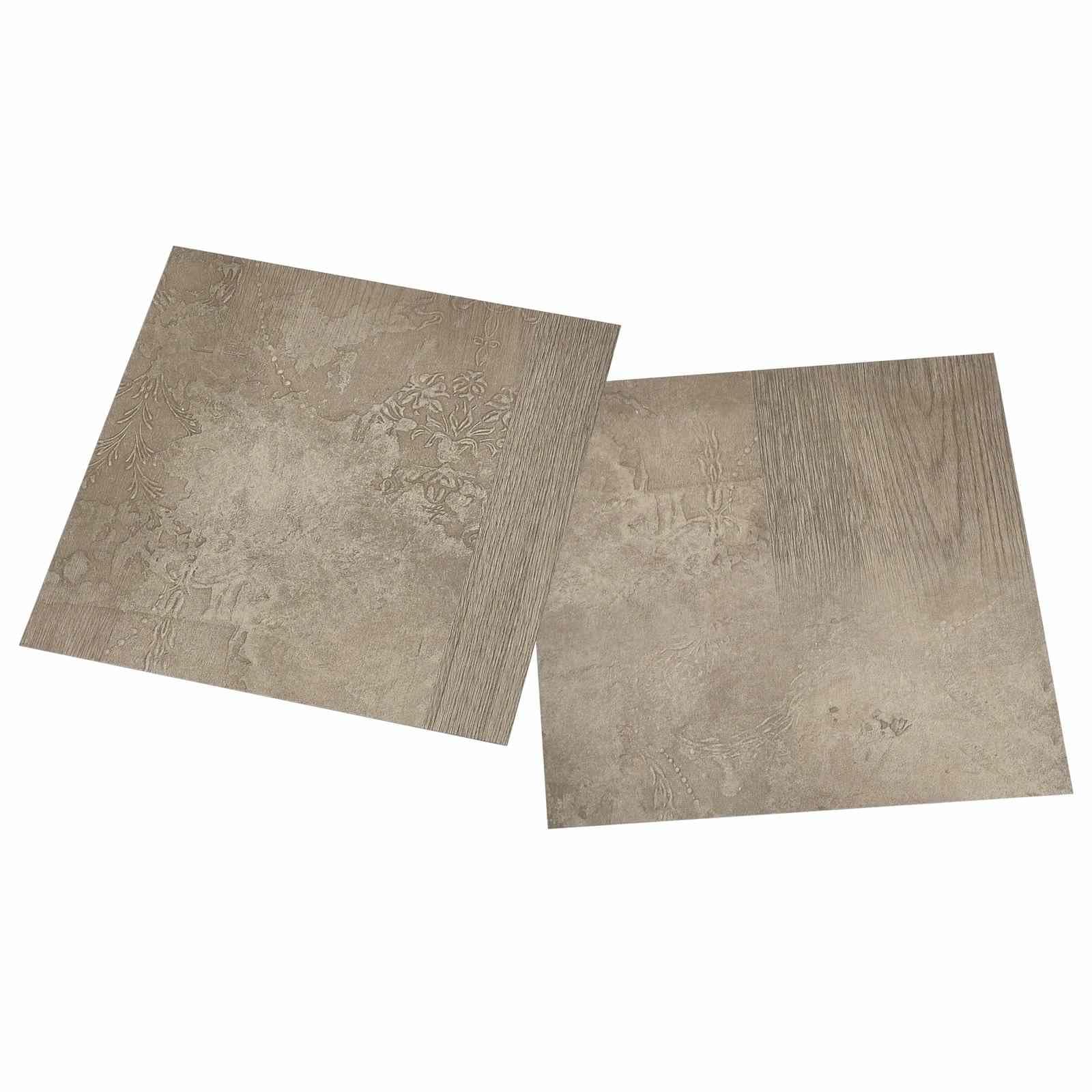 Samoprzylepne deski podłogowe z PCW, 30,5 x 30,5 cm, 20 sztuk kwadratowych płytek do salonu, sypialni, kuchni, łazienki, wodoodporne, antypoślizgowe, łatwy do renowacji i układania z krokiem