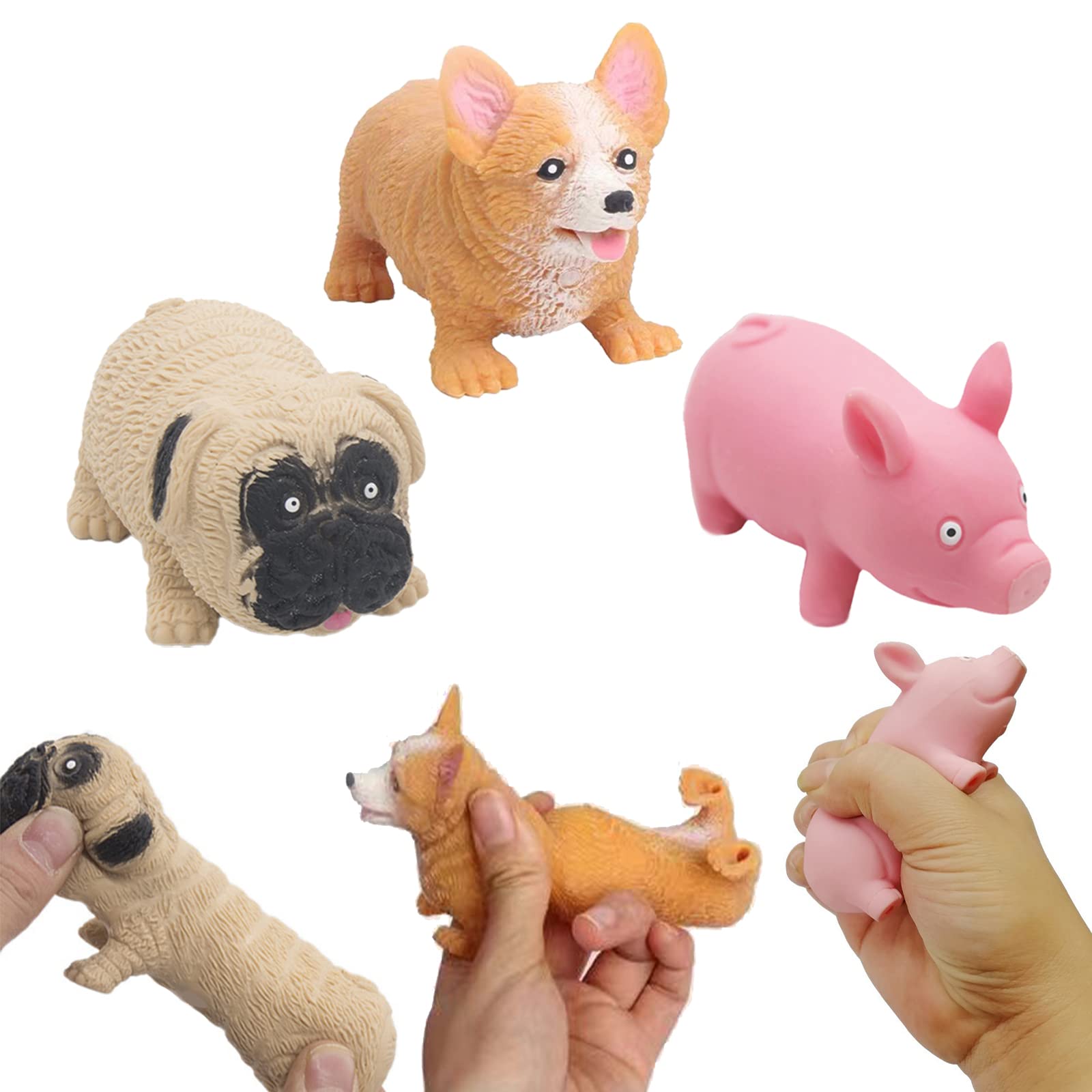 スクイーズ大量セット Amazon | 48個スクイーズ 玩具 動物 ストレス解消グッズ