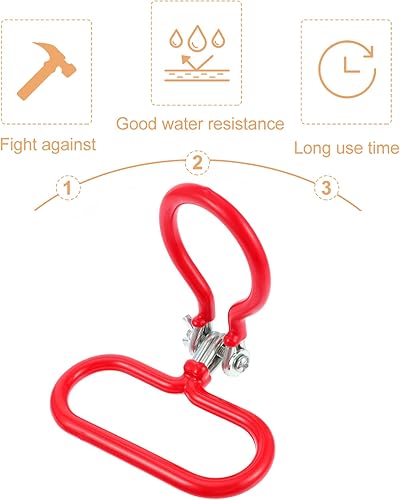 Miniatura 6 de UPKOCH 3 piezas de fermentador pesado con mango de cerveza para hacer carboy, herramienta suave, cuello rojo, soporte de elevación para el hogar,