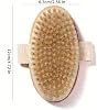 Jouis Cellulite Brush Bathroom Horse Hair Natural Fiber Massage Brush (1 (.Grade Quality)