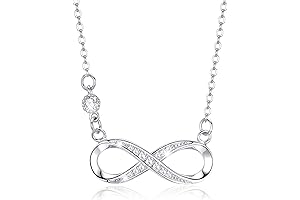 Infinity Heart Pendant Necklace