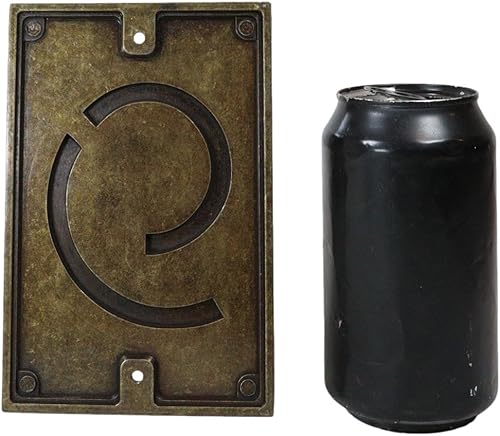 Miniatura 6 de Ebros Gift Frank Lloyd Wright Architecture Organic Geometry Modern Exhibition House Dirección Número 9 Decoración Placa Placa Para Paredes Puertas