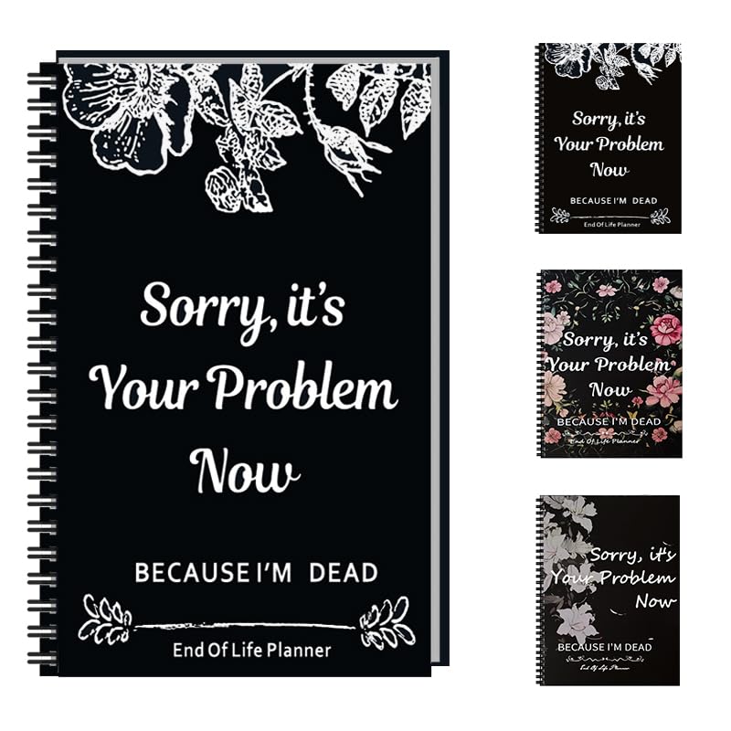 End of Life Planner UK and Organizer Binder - Sorry, It's Your Pr...