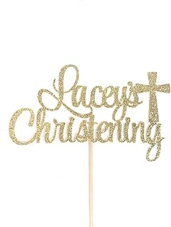 Atelier Elegance Any Name, Christening Cake Topper, God Bless Cake Topper, Personalized Name