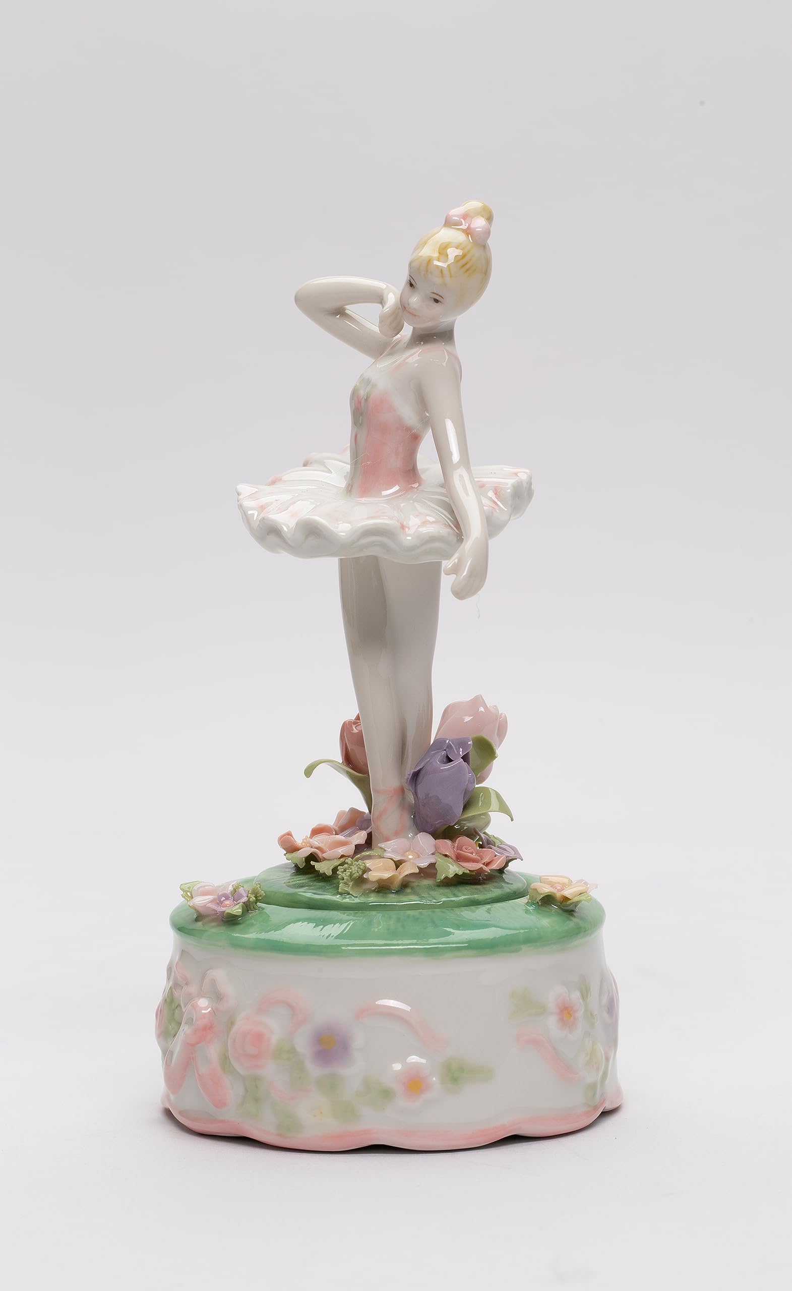 Amazon.co.jp: Cosmos Gifts 96206 ファイン磁器 バレリーナ バレエ