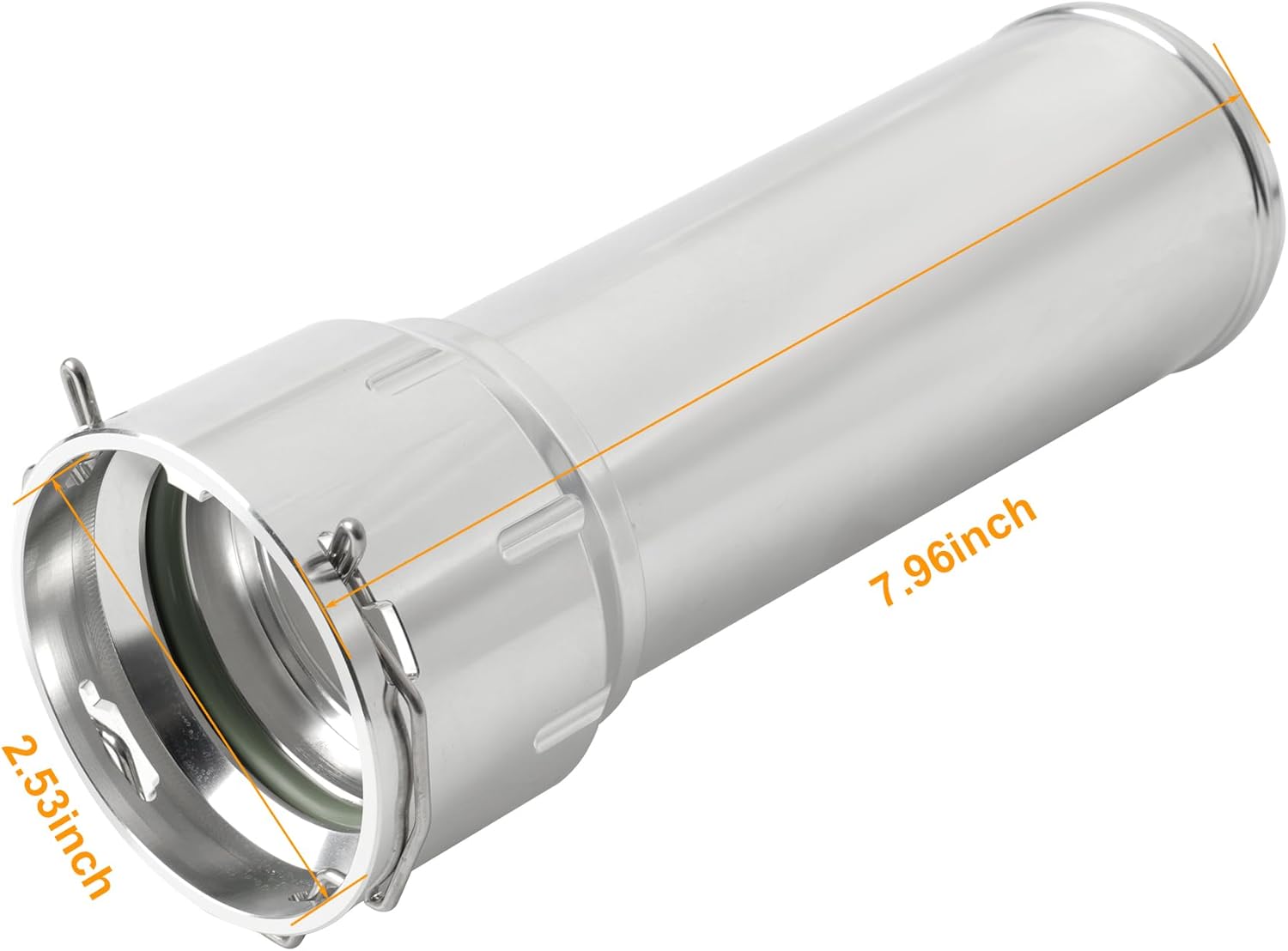 Upgraded 55513244 Turbo Intercooler Resonator Tube For Chevrolet/GMC 3.0L Duramax 2020+ (O-Ring And Steel Retainer Clip Included)