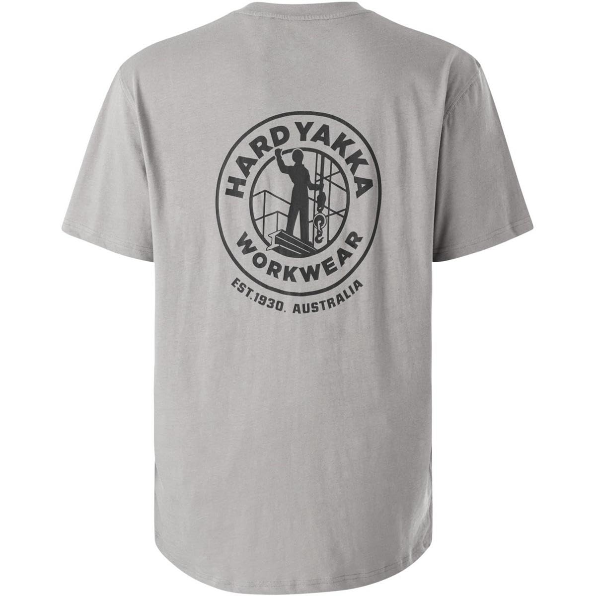 Hard Yakka Heritage Icon Short Sleeve Tee Grey