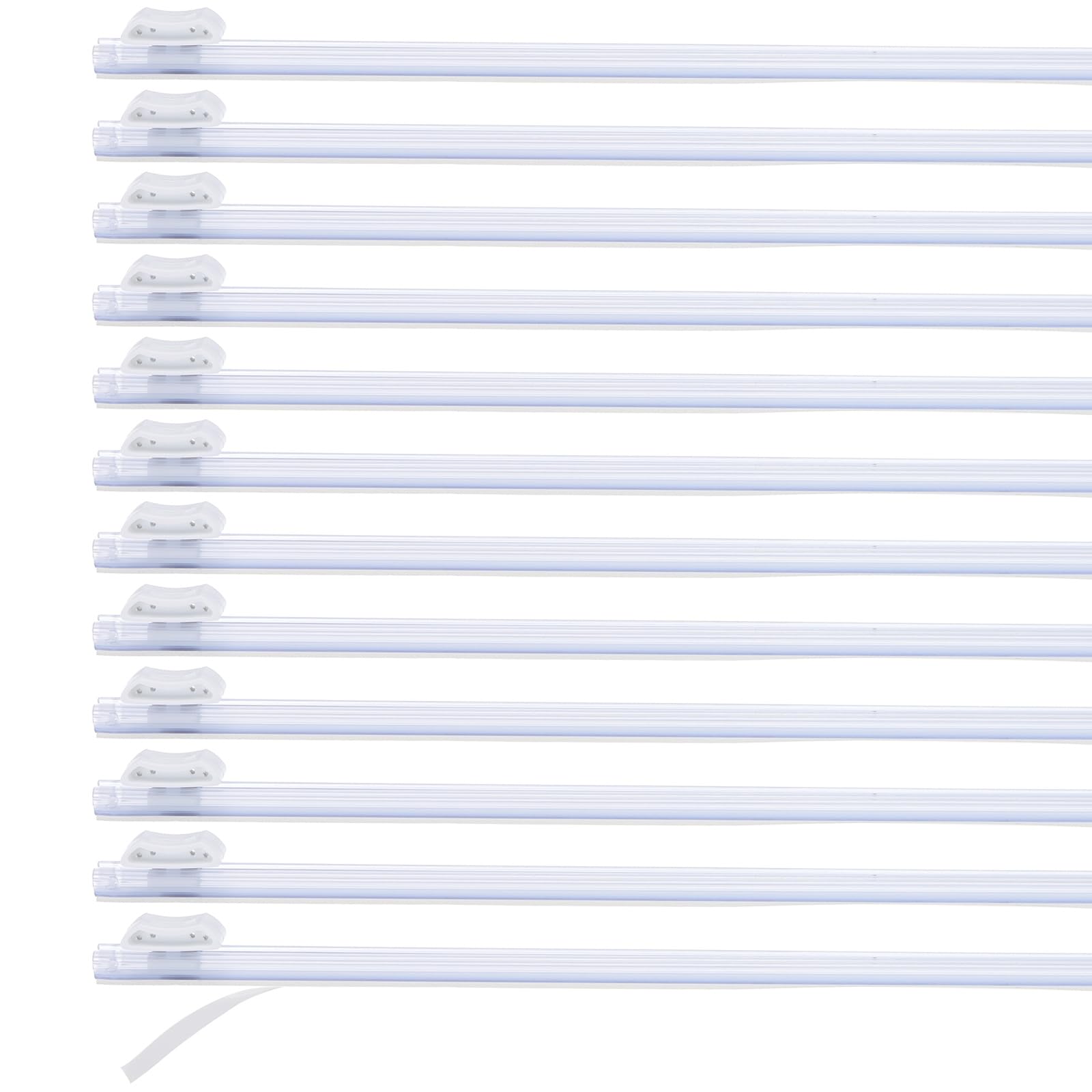 Coupe-emballage plastique 48,3 cm auto-adhésif, lot de 12 pour papier sulfurisé