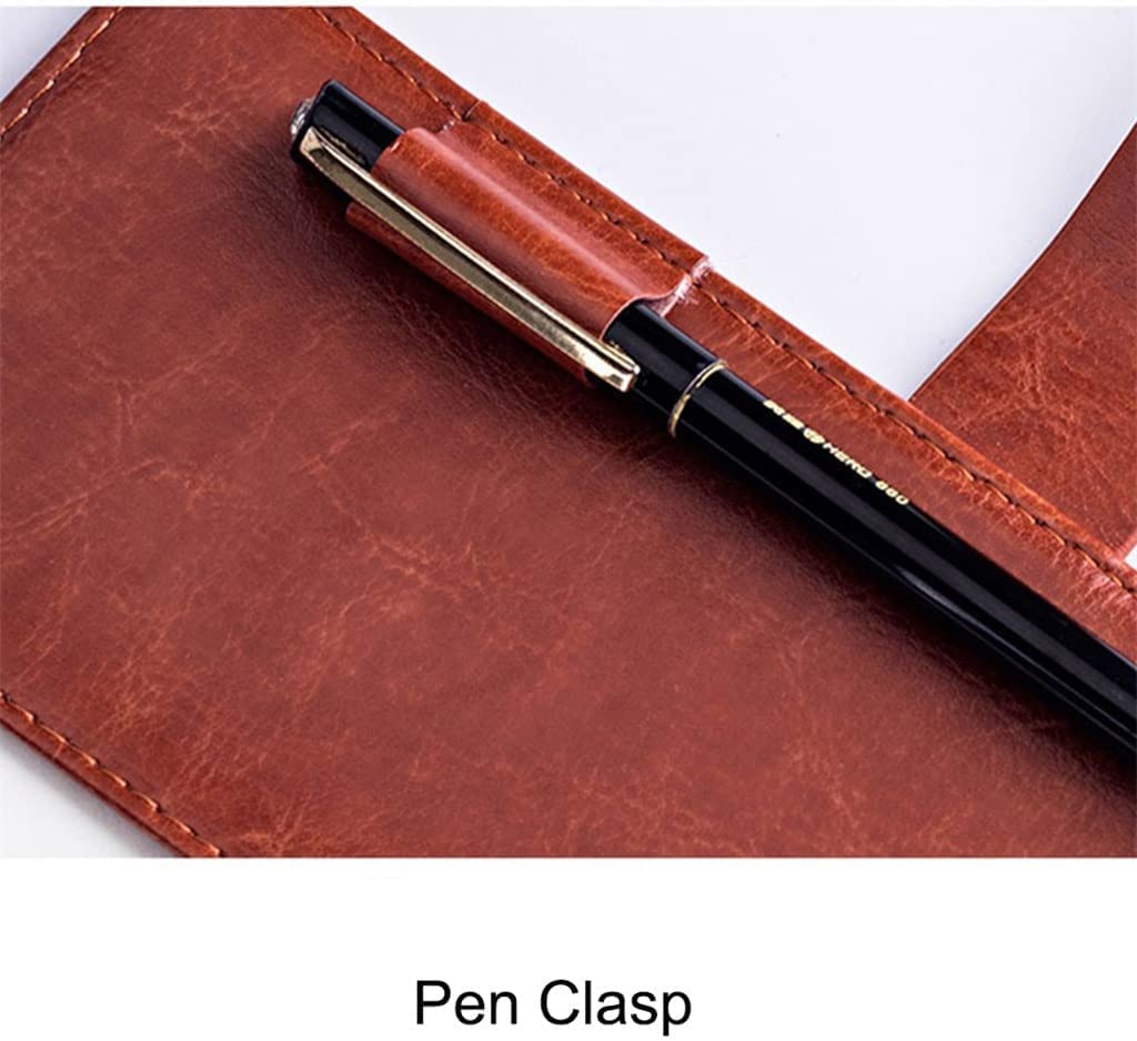 Taccuino con Password in Pelle con Serratura Dimensioni più Grandi 21,8 cm x 17,8 cm Blocchi per Scrivere Diario con Blocco Note con Serratura (Color : A, Size : A5) (B A5)
