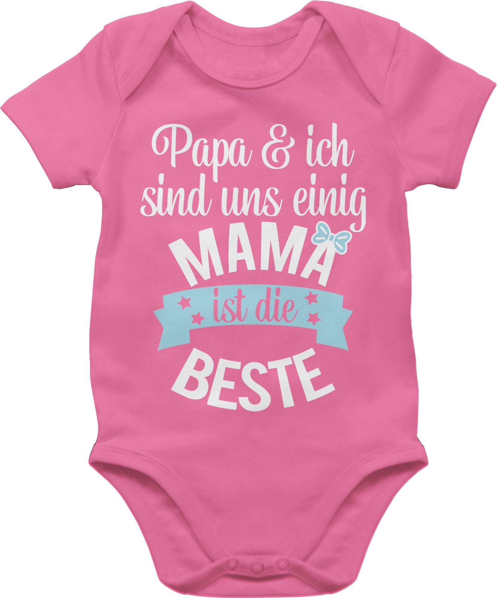 Shirtracer - Baby Body Kurzarm - Mama ist die Beste I
