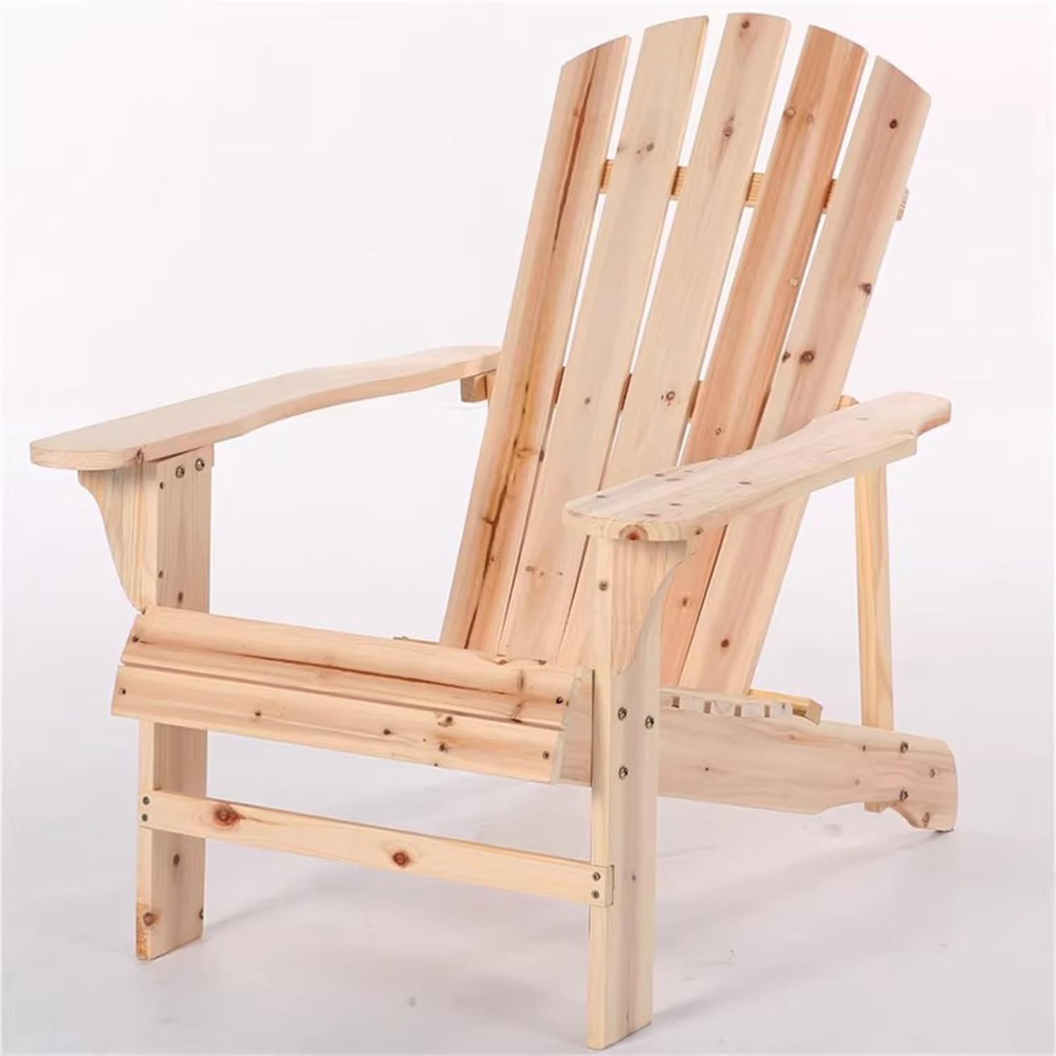 Chaise ergonomique Adirondack pour soulager le dos pendant la détente au jardin